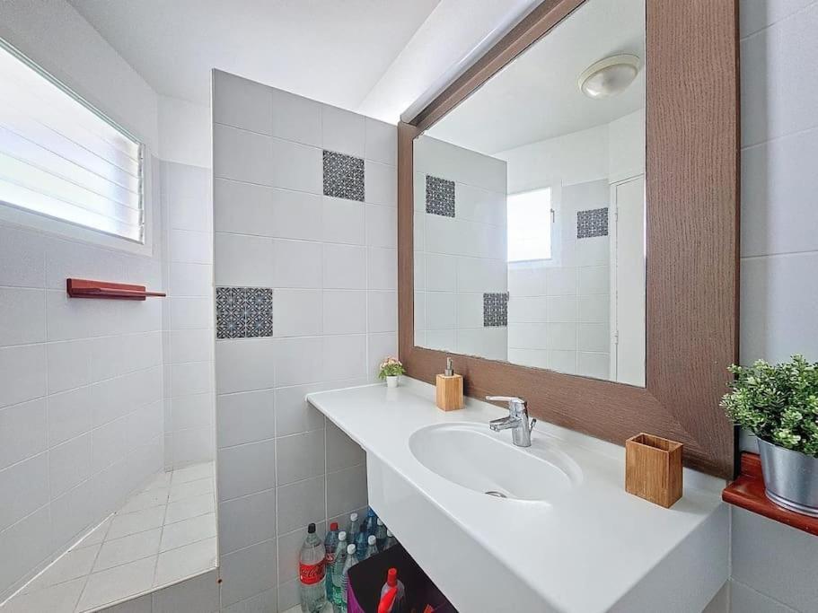 Studio Dans Village Vacances Manganao Saint-Francois  Esterno foto